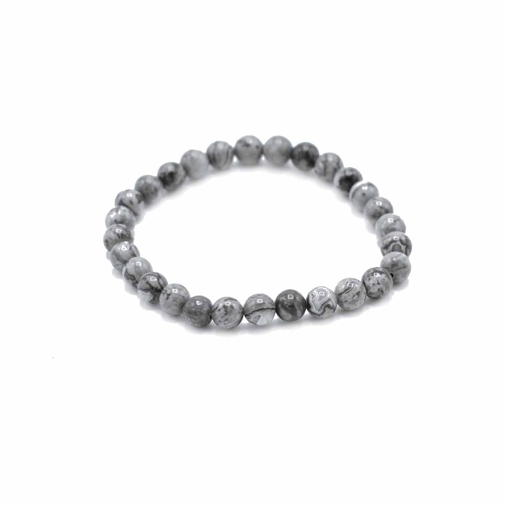 Pulsera de manifestación de piedras preciosas - Piedra de mapa - Prosperidad